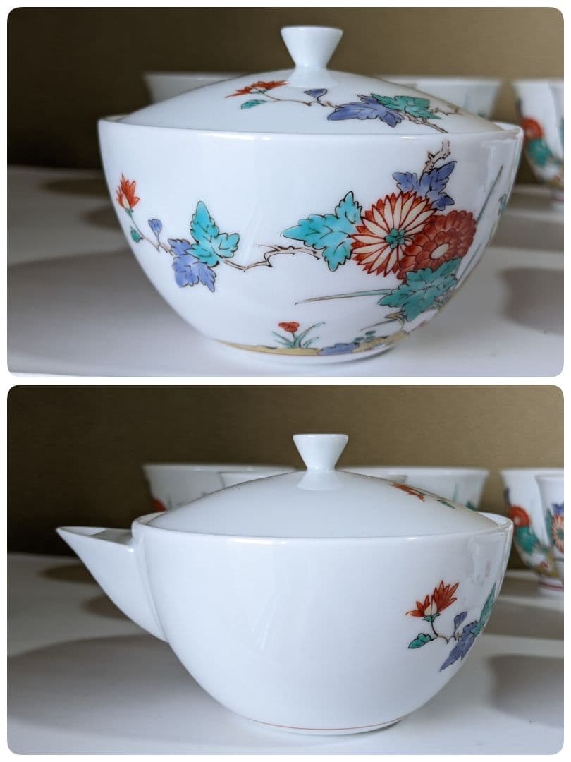 ⭐人間国宝 十四代 酒井田柿右衛門 煎茶道具１式コレクション 骨董品アンティーク