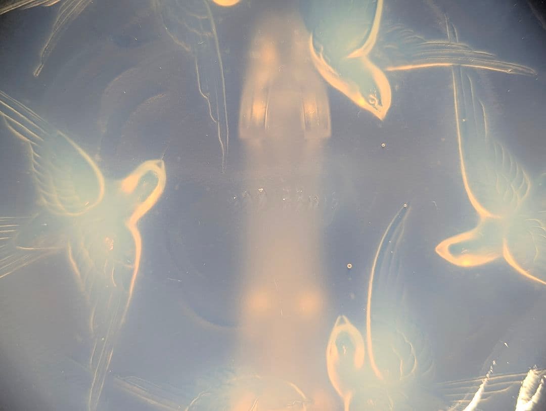 Sabino France サビノ オパルセント ツバメ プレート 直径12㎝