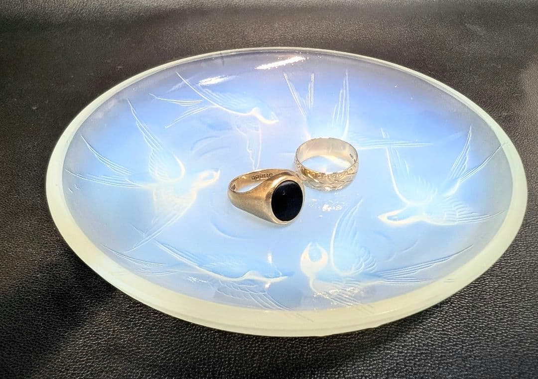 Sabino France サビノ オパルセント ツバメ プレート 直径12㎝