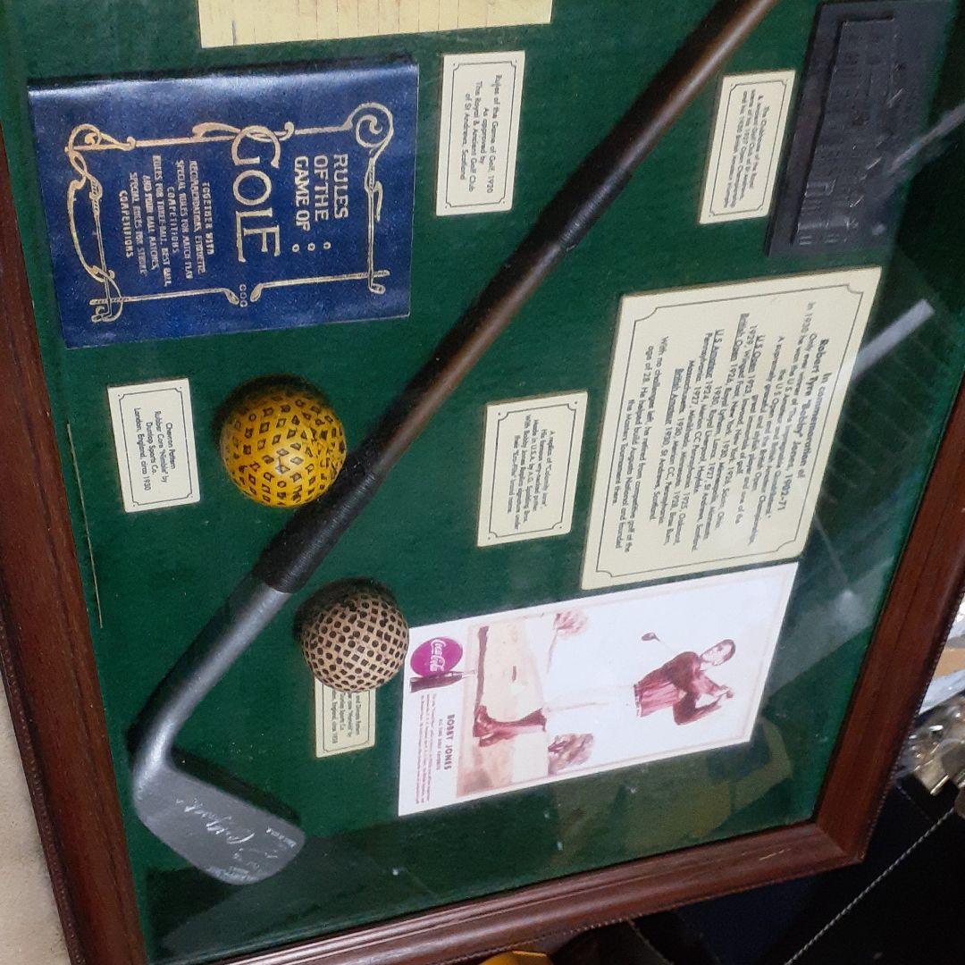 超珍品　コカ・コーラ　BOBBY JONES 記念飾り額