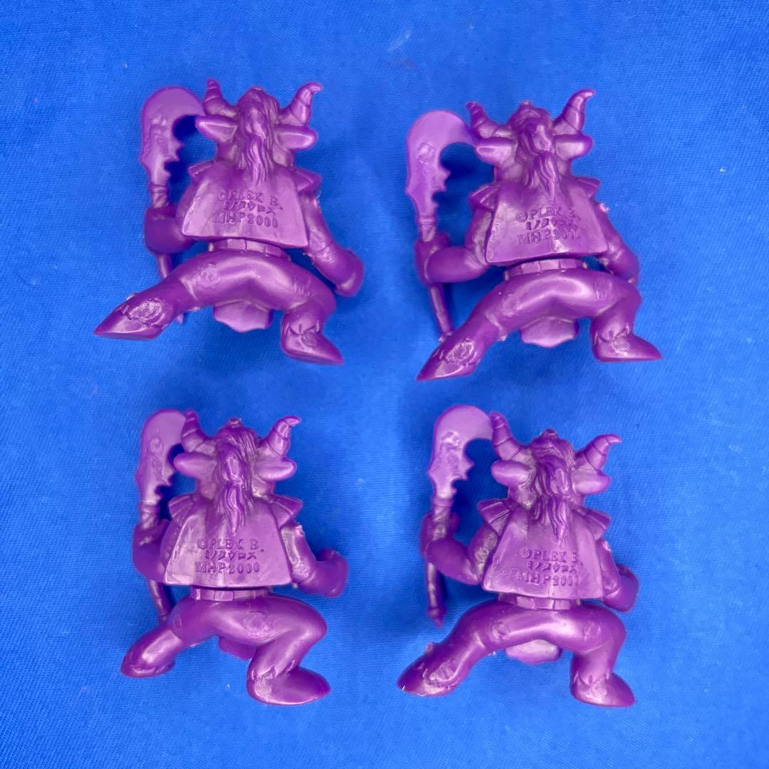 【希少】甲竜伝説ヴィルガスト 消しゴム フィギュア 戦士&モンスター　紫