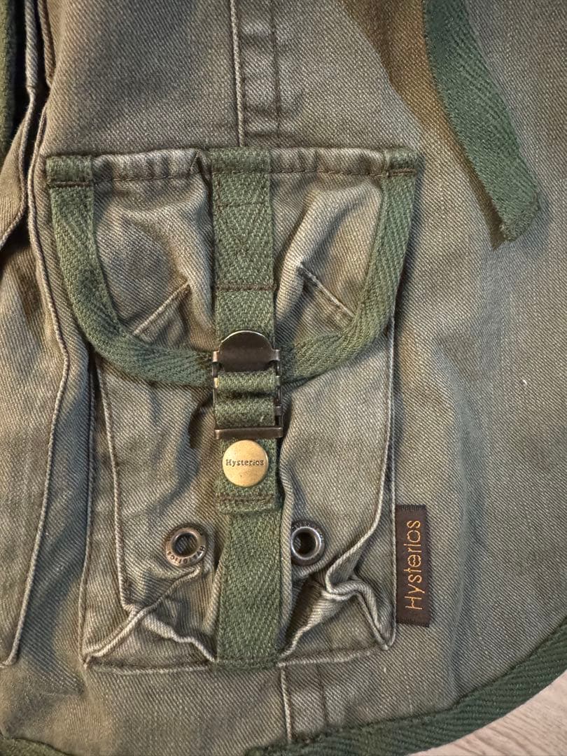 Hysterics フィッシングベスト カーキ　多機能ベスト