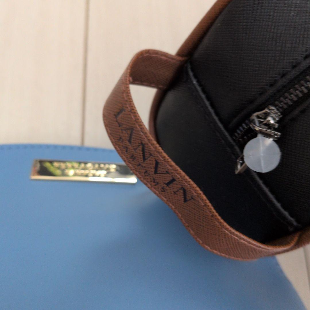 新品 ファーストクラス アメニティFerragamoとランバン トラベルポーチ