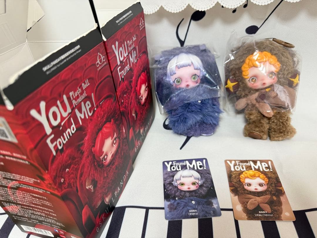 スカルパンダ　You Found Me! ぬいぐるみ2体セット