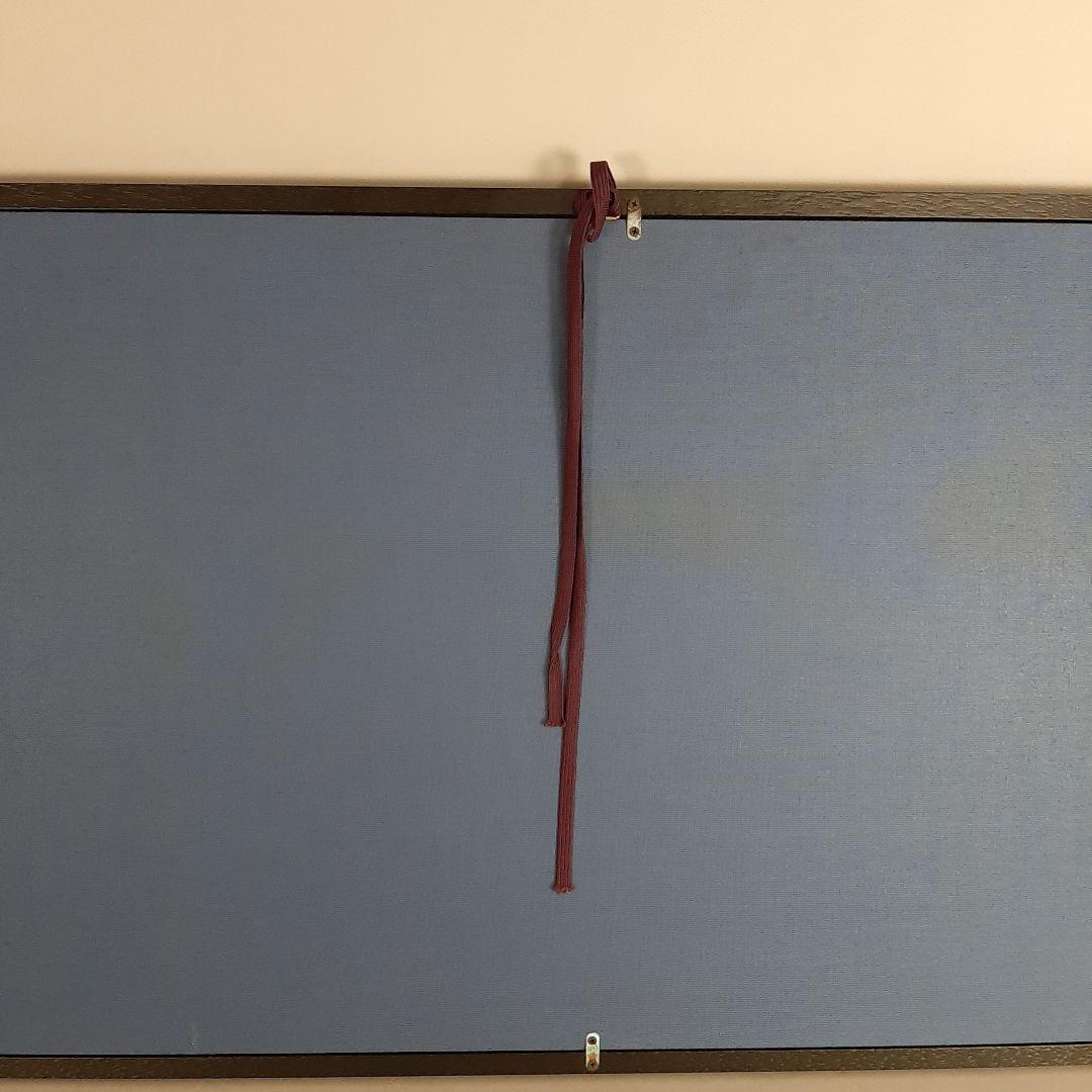 No4613 扁額装　春擧　松梅図　肉筆紙本　紙箱入り　日本画　古美術　送料無料