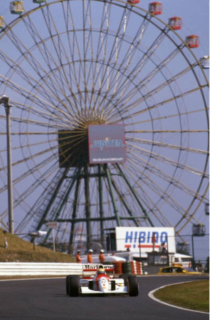 カスタム品　1/18 ミニチャンプス　マクラーレンMP4/7 アイルトンセナ