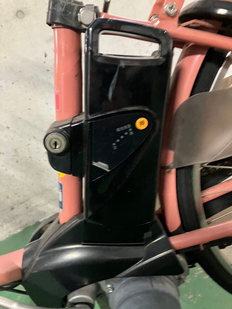 電動アシスト自転車 ピンク 前カゴ付き vi vi dx パナソニック