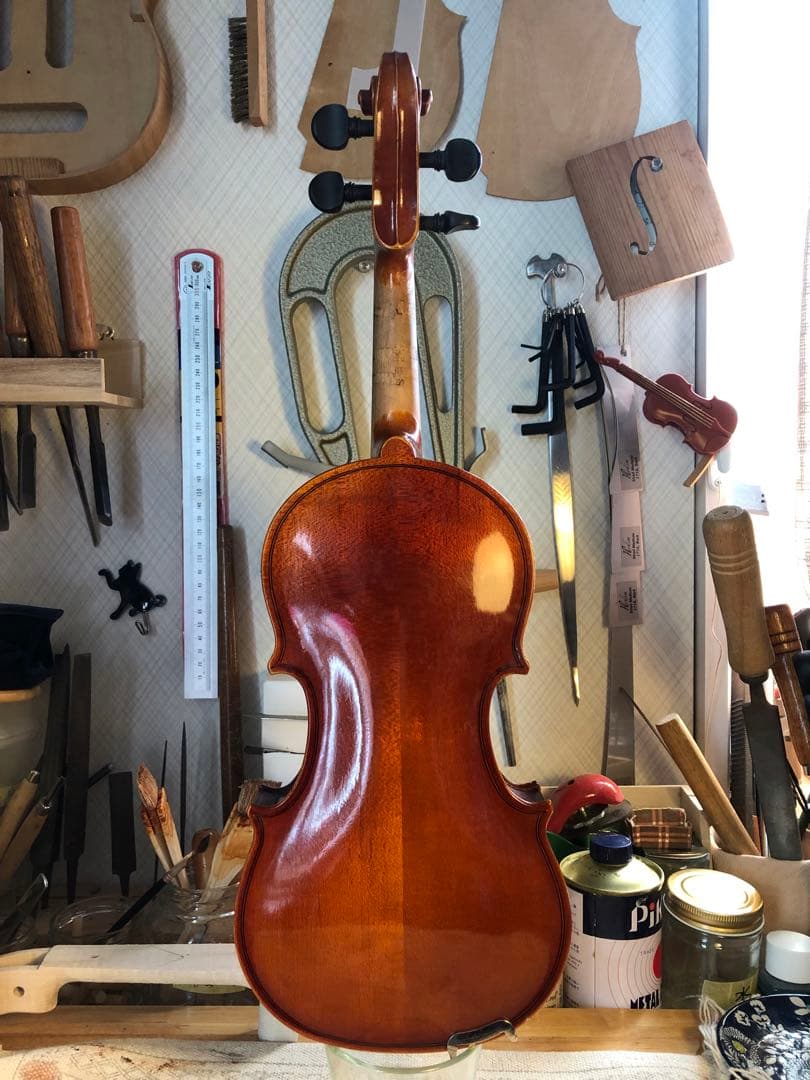 【駒&魂柱調整済】Suzuki分数バイオリンNo200 1/8 1980