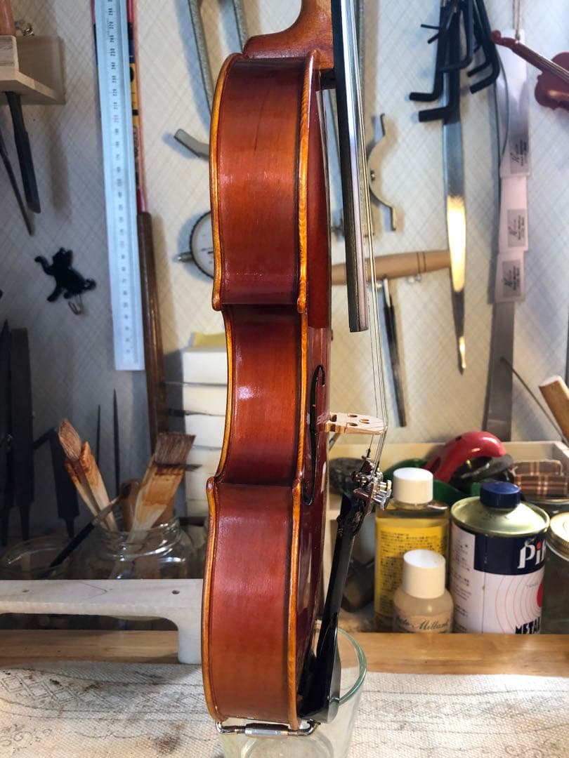 【駒&魂柱調整済】Suzuki分数バイオリンNo200 1/8 1980