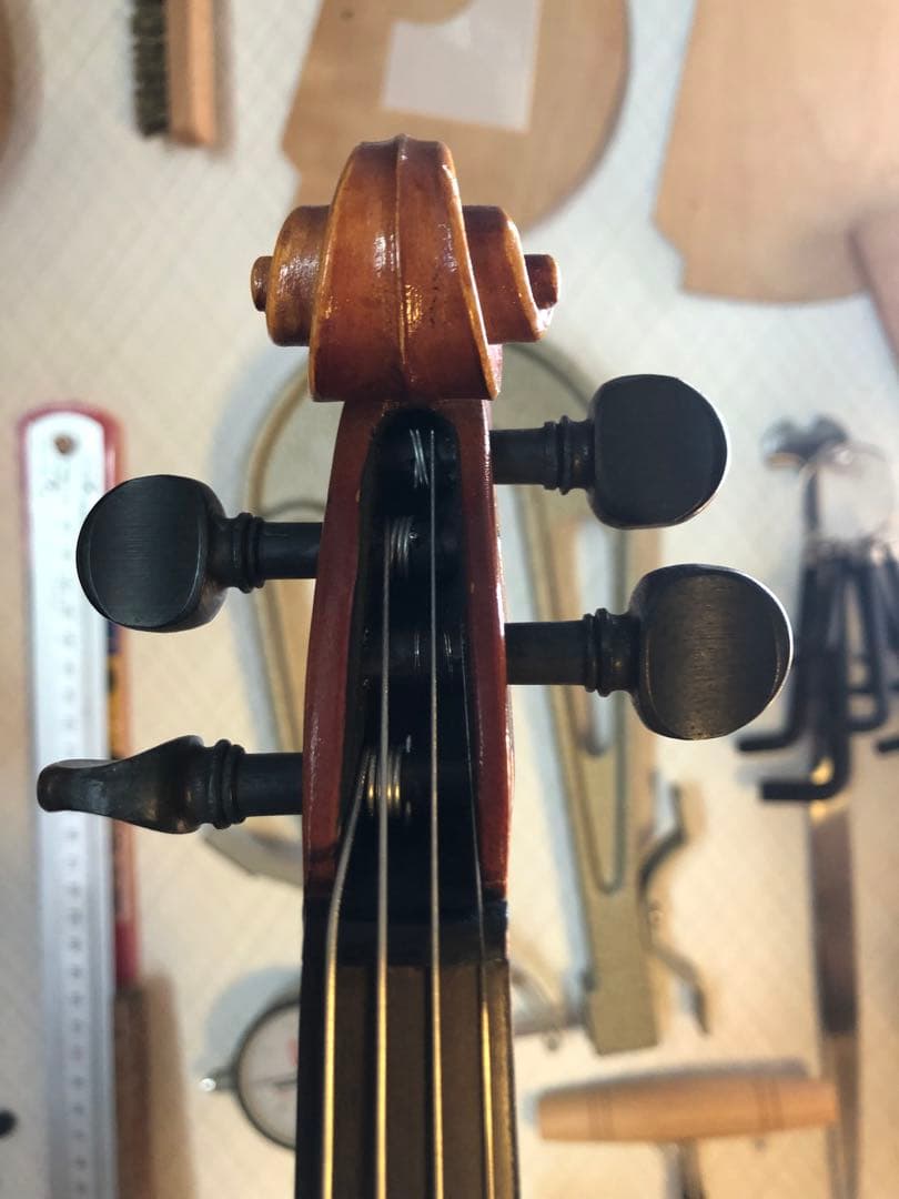 【駒&魂柱調整済】Suzuki分数バイオリンNo200 1/8 1980