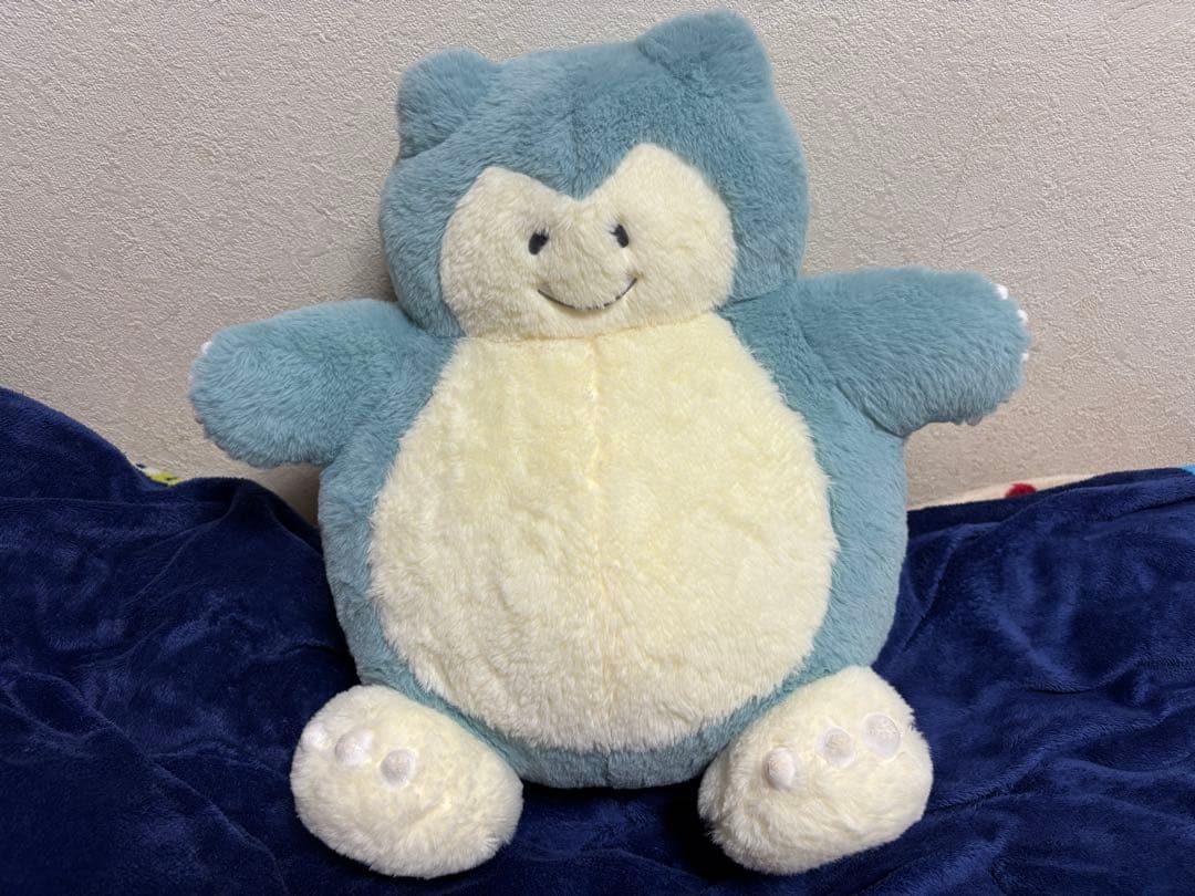 ポケモン レポートかいてね ピカチュウ カビゴン ぬいぐるみ ティッシュカバー