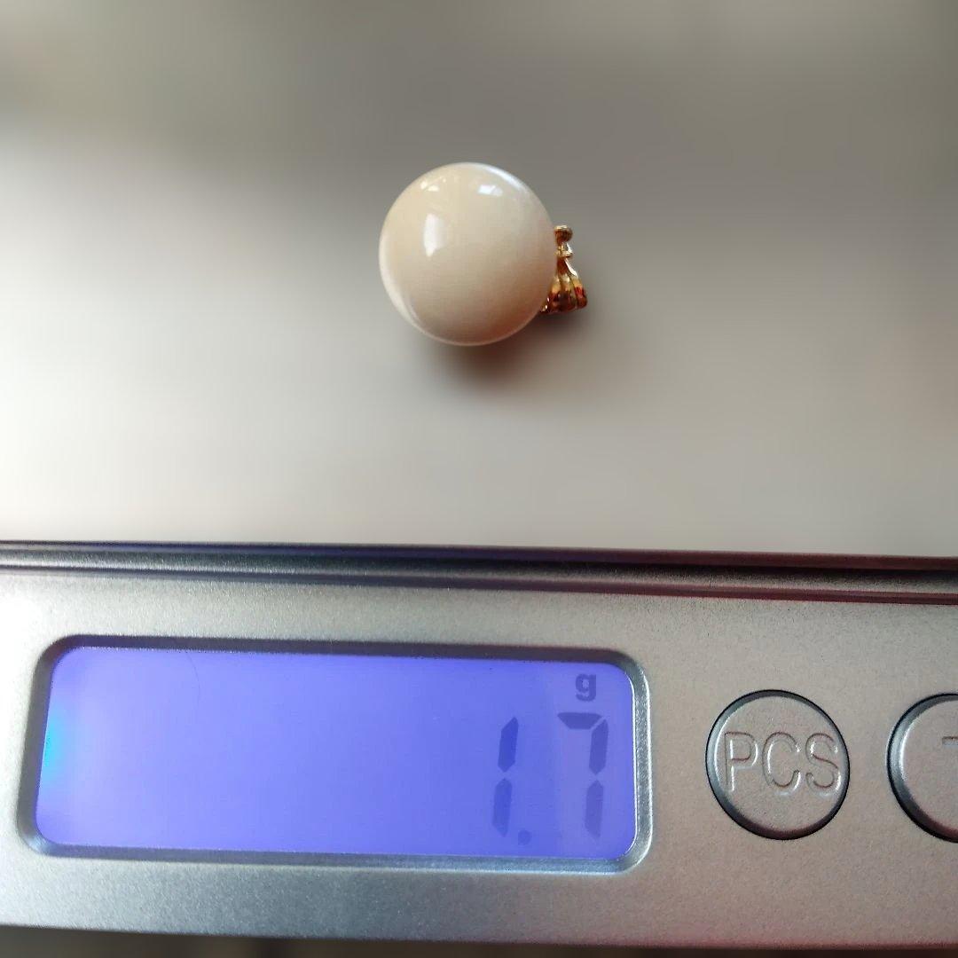 鯨歯　マッコウクジラ　牙玉ペンダントトップ　11㎜　9個