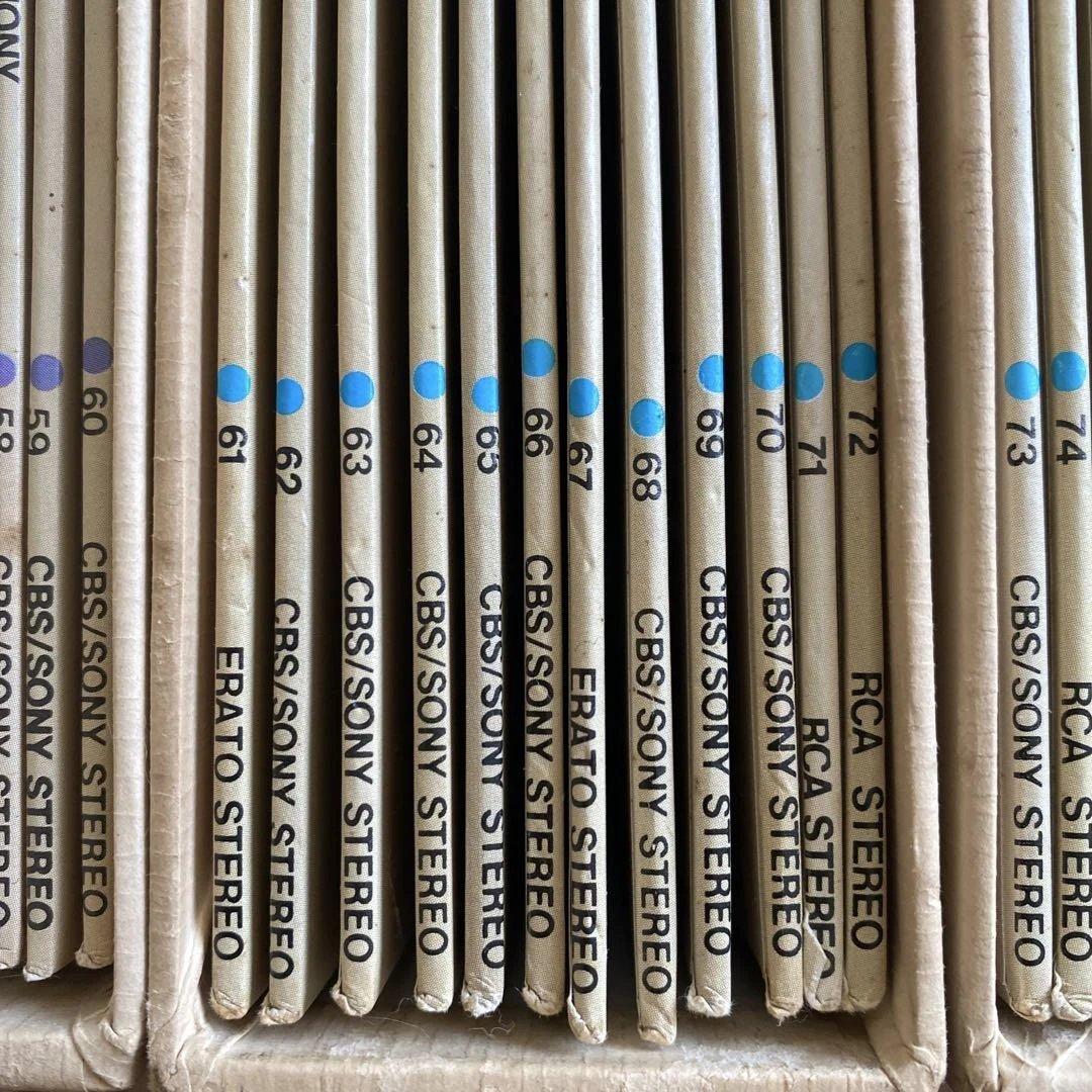 【送料無料】CBSソニー 世界クラシックLPレコードボックスセット全100枚＋α