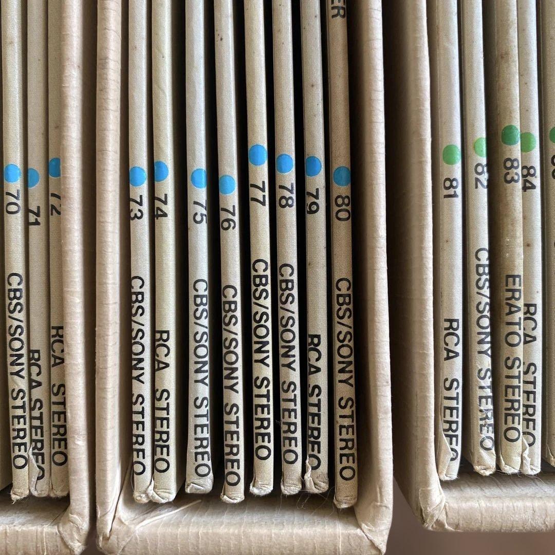 【送料無料】CBSソニー 世界クラシックLPレコードボックスセット全100枚＋α