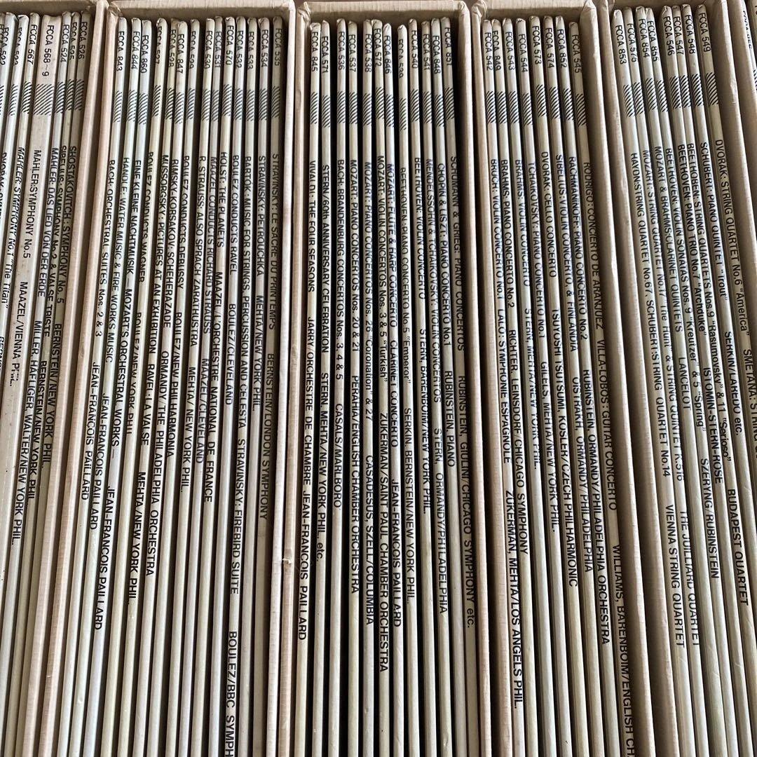 【送料無料】CBSソニー 世界クラシックLPレコードボックスセット全100枚＋α