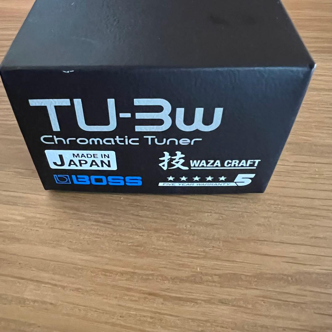 BOSS TU-3w MADE IN JAPAN 銀ネジ ペダルチューナー