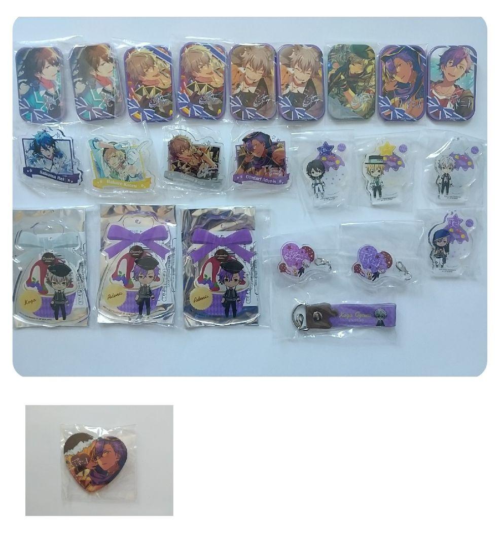 あんスタ 一番カフェ UNDEAD 零 薫 晃牙 アドニス 缶バッジ