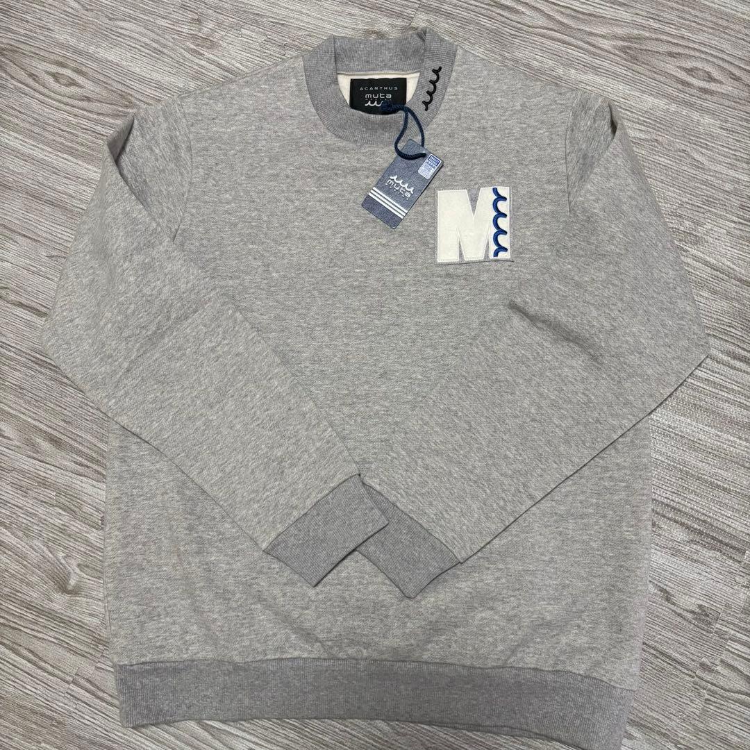 ⭐️新品未使用　ムータマリン　モックネックスウェット グレー　サイズ７