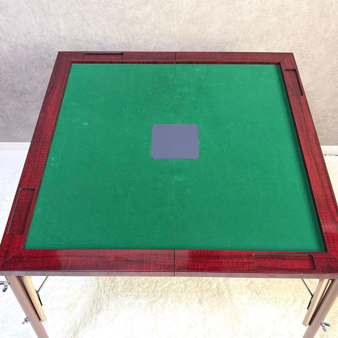 佐藤美術工芸 高級麻雀卓「持ってこー雀」牌・点棒セット 折りたたみ