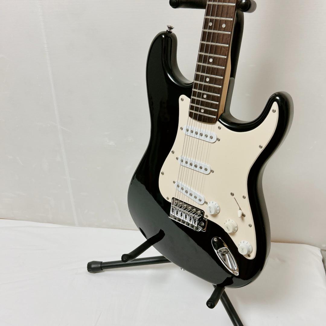 美品 Squier スクワイヤー ストラトキャスター バレット ブラック 黒