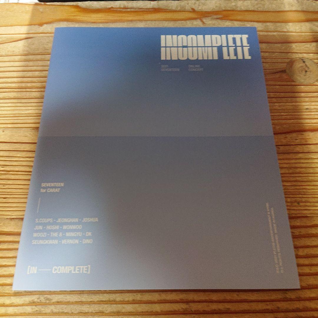K-POP・アジア seventeen incomplete DVD