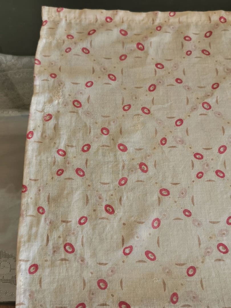 アンティーク トレリスローズ花柄フレンチファブリック レース装飾カーテンパネル