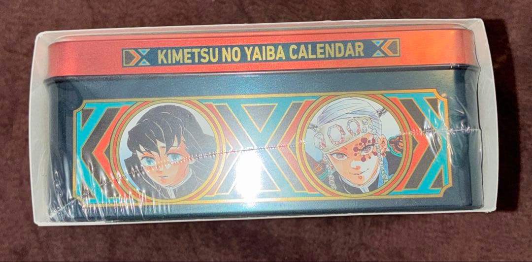 新品未使用 予約特典ポスター付き 原作 缶入カレンダー 鬼滅の刃 2021年版