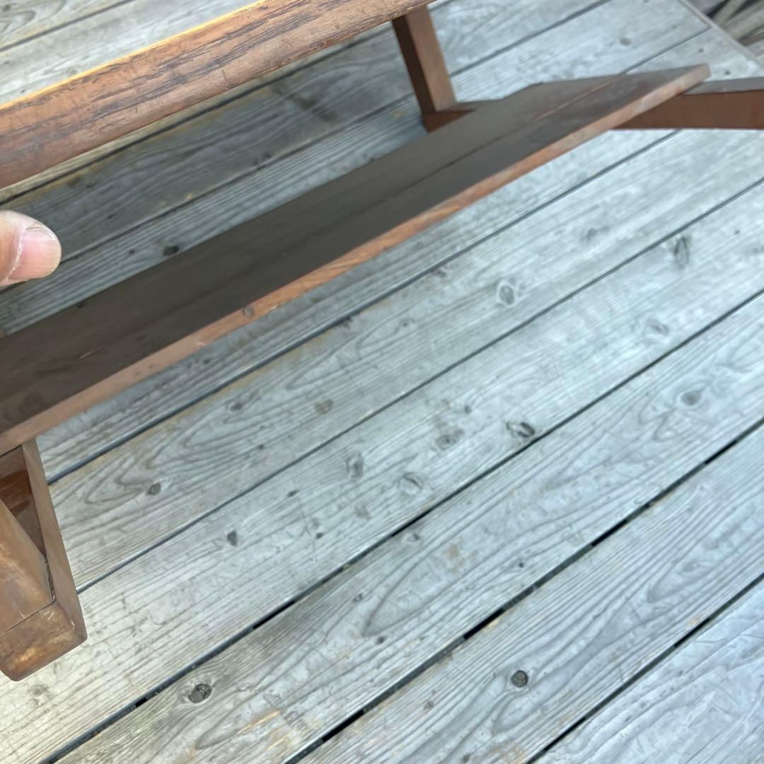 昭和レトロ 古家具 無垢材 木製座卓 ちゃぶ台 センターテーブル ローテーブル