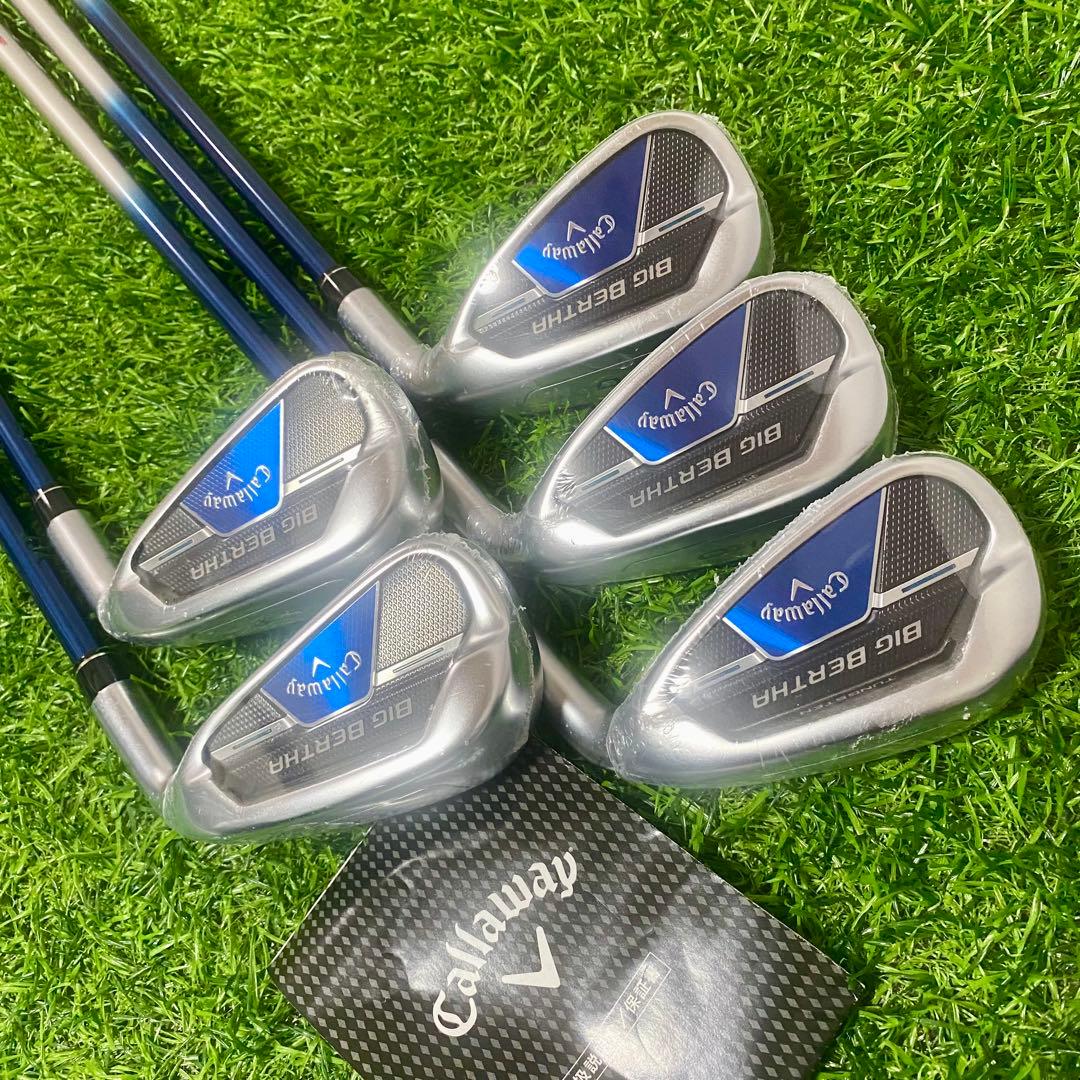 新品 キャロウェイ ビッグバーサ B21 アイアンセット 5本 R 右 保証書