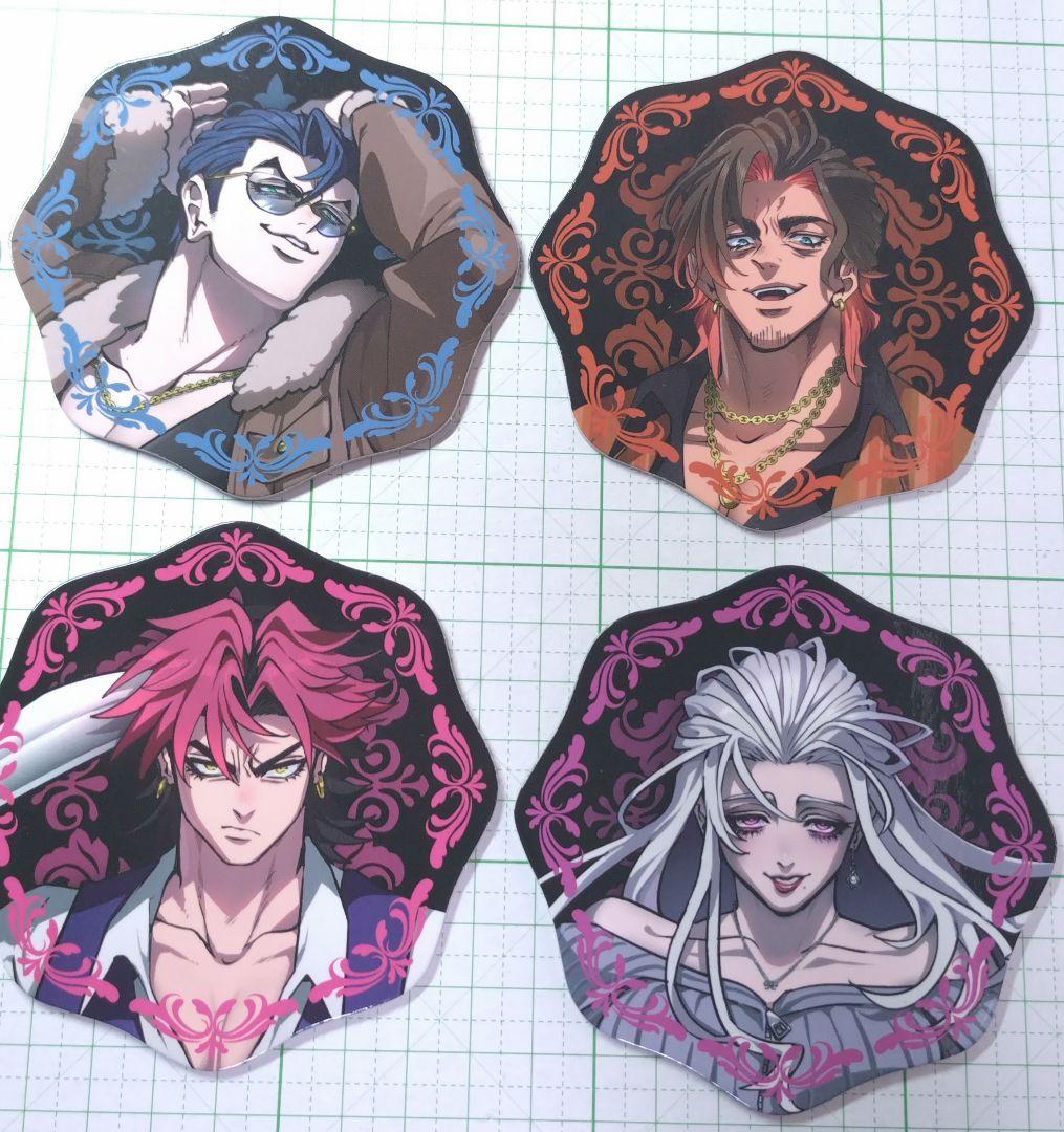 コースター　6種　ヒューマンバグ大学　天城戦争CAFE＠ohaco.cafe