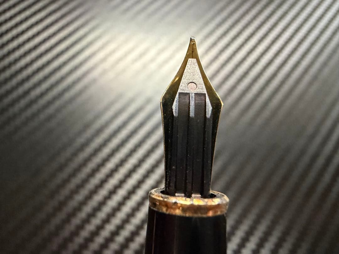 美品 モンブラン マイスターシュテュック 144 ブラック 全金 F 万年筆