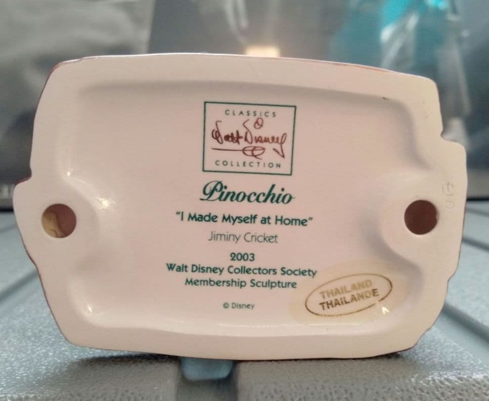限定品　WDCC ディズニー　ピノキオ　ジミニークリケット