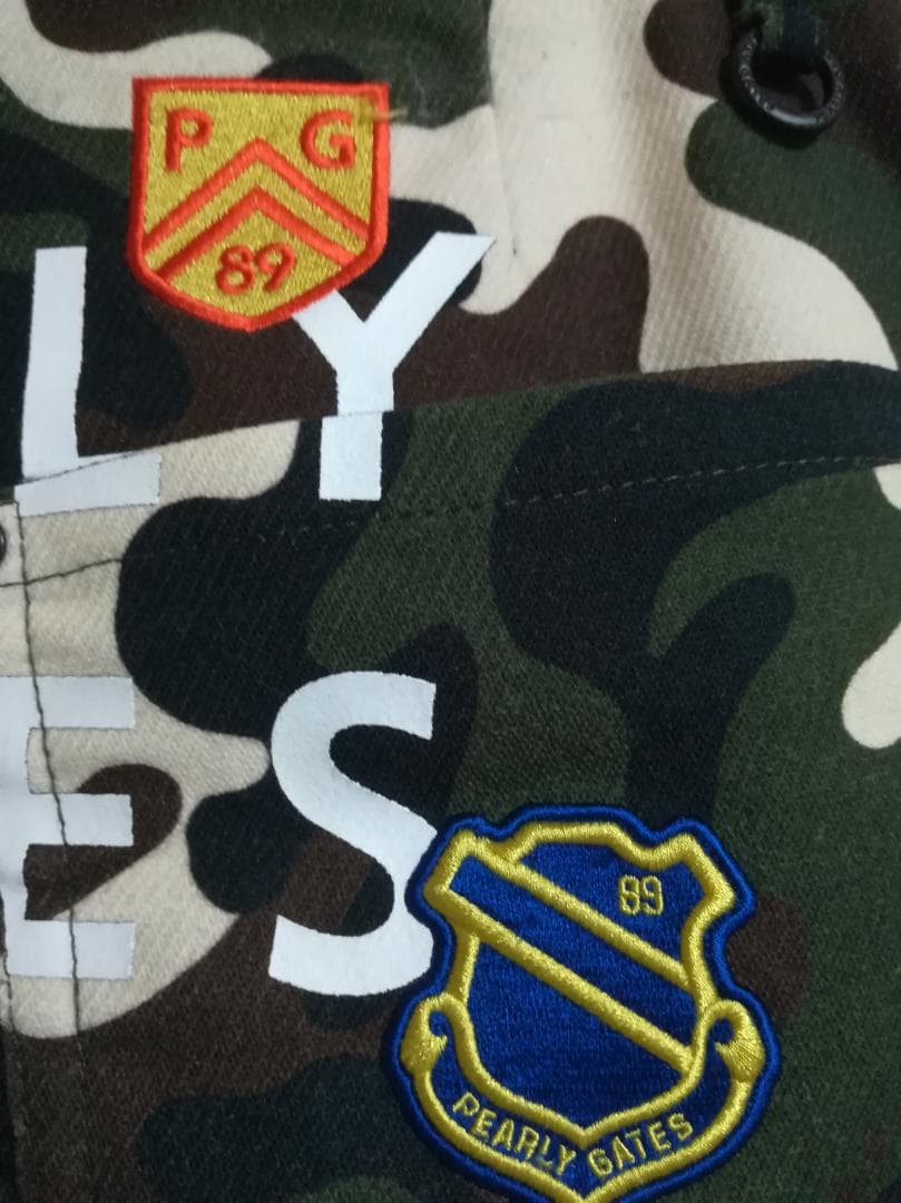 PEARLY GATES 30周年記念モデル カールカール カモ柄プリントパンツ