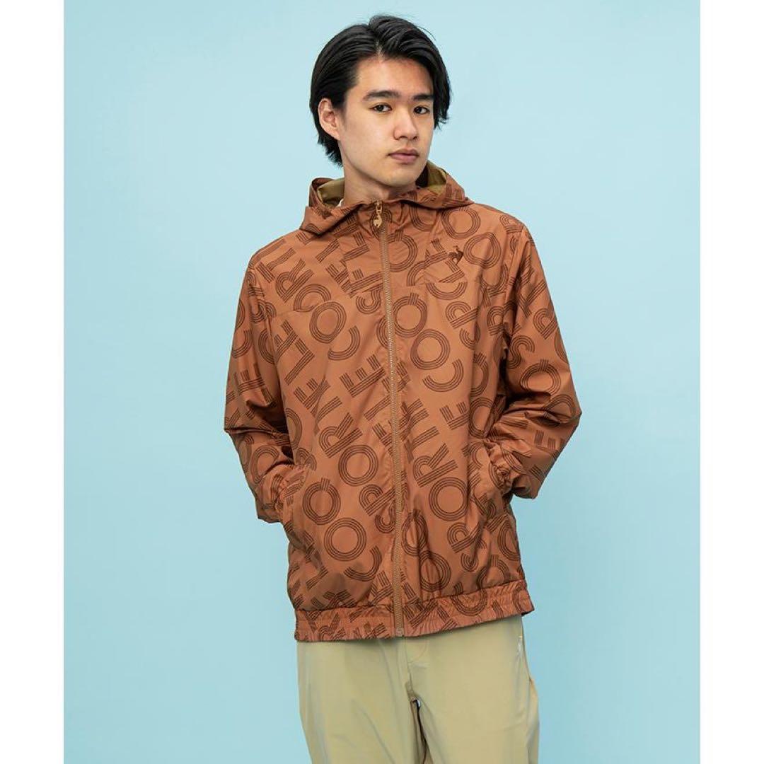 ルコックスポルティフ テニスウェア ジャケット QMMWJC30茶 メンズM新品