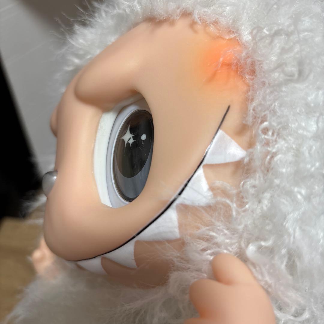 38cm ラブブ ジモモ 白 ホワイト シッポ付き ぬいぐるみ 海外輸入品