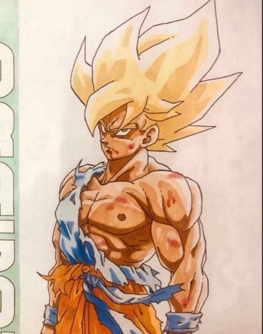 ドラゴンボールSMSP孫悟空のフルリペイントフィギュア　ドラゴンボール一番くじ