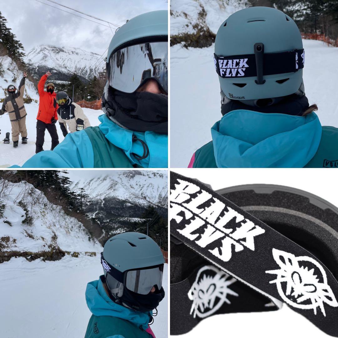 BLACKFLYS スノーゴーグル mirrorライトスモーク　マグネット式