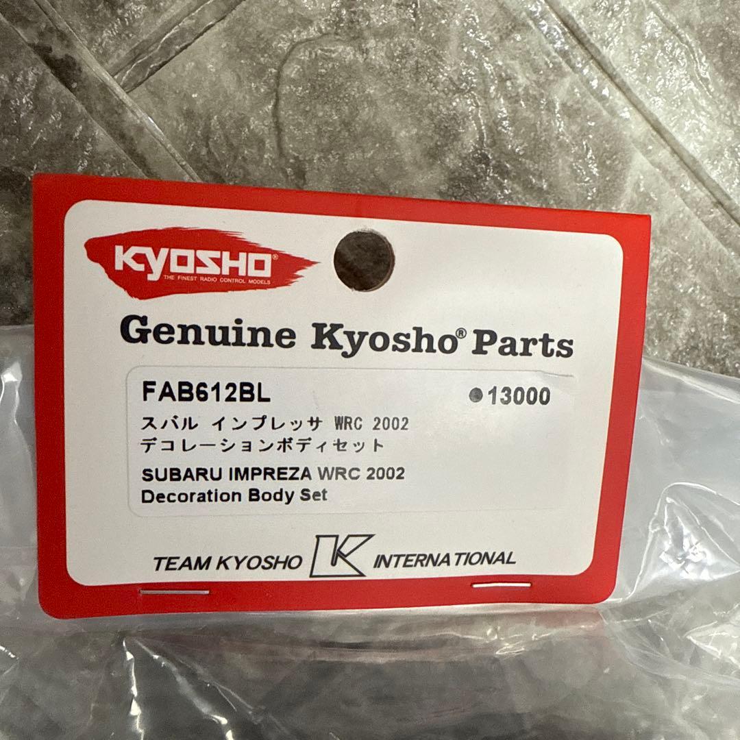 新品 京商1/10 スバルインプレッサWRC2002 デコレーションボディセット