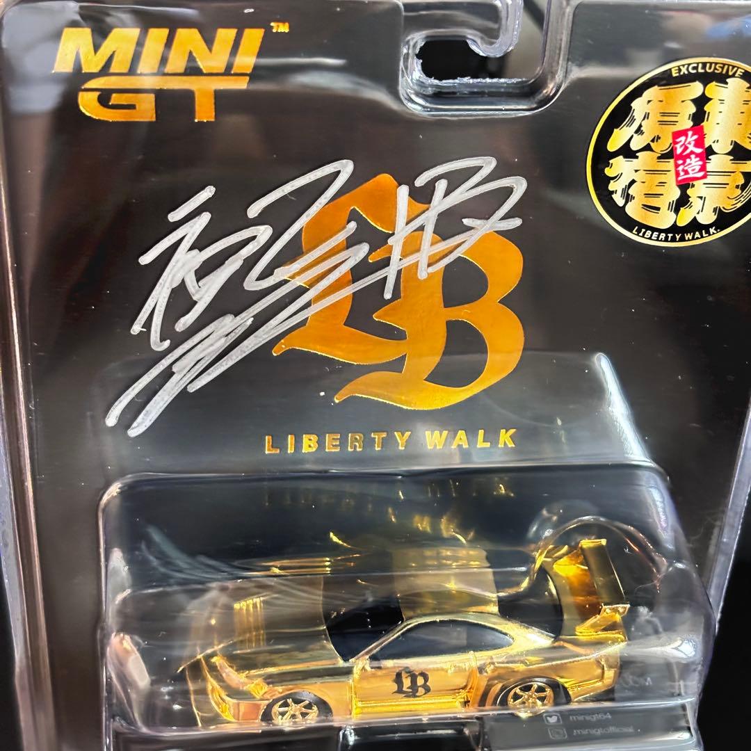 MINI GT S15 原宿限定 ゴールド 加藤会長直筆サイン入り LBWK