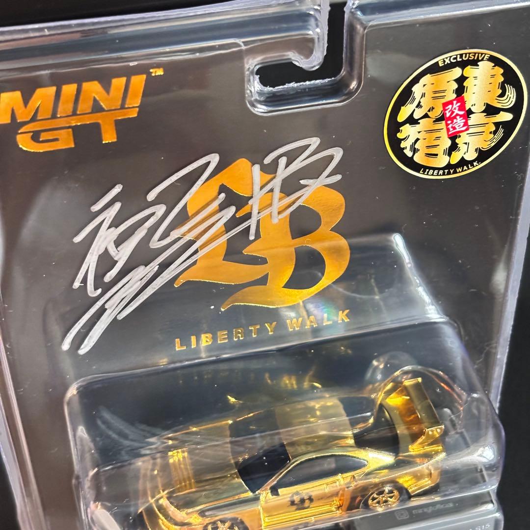 MINI GT S15 原宿限定 ゴールド 加藤会長直筆サイン入り LBWK