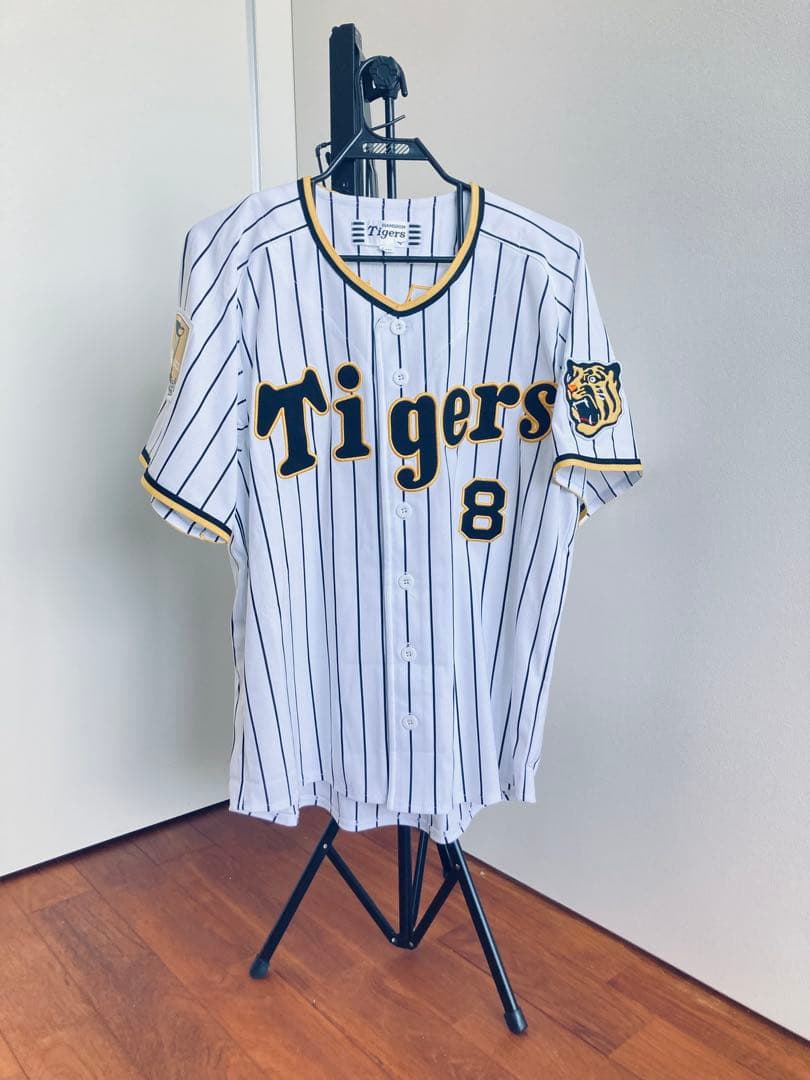 ミズノ　S 阪神タイガース　佐藤輝明　チャンピオンエンブレム付き　ユニフォーム