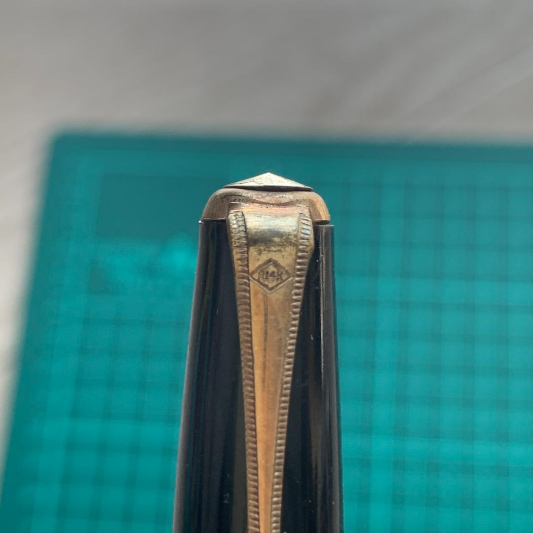 オーデン万年筆　R14K　1970年代　14KT　WODEN　FINE　PEN