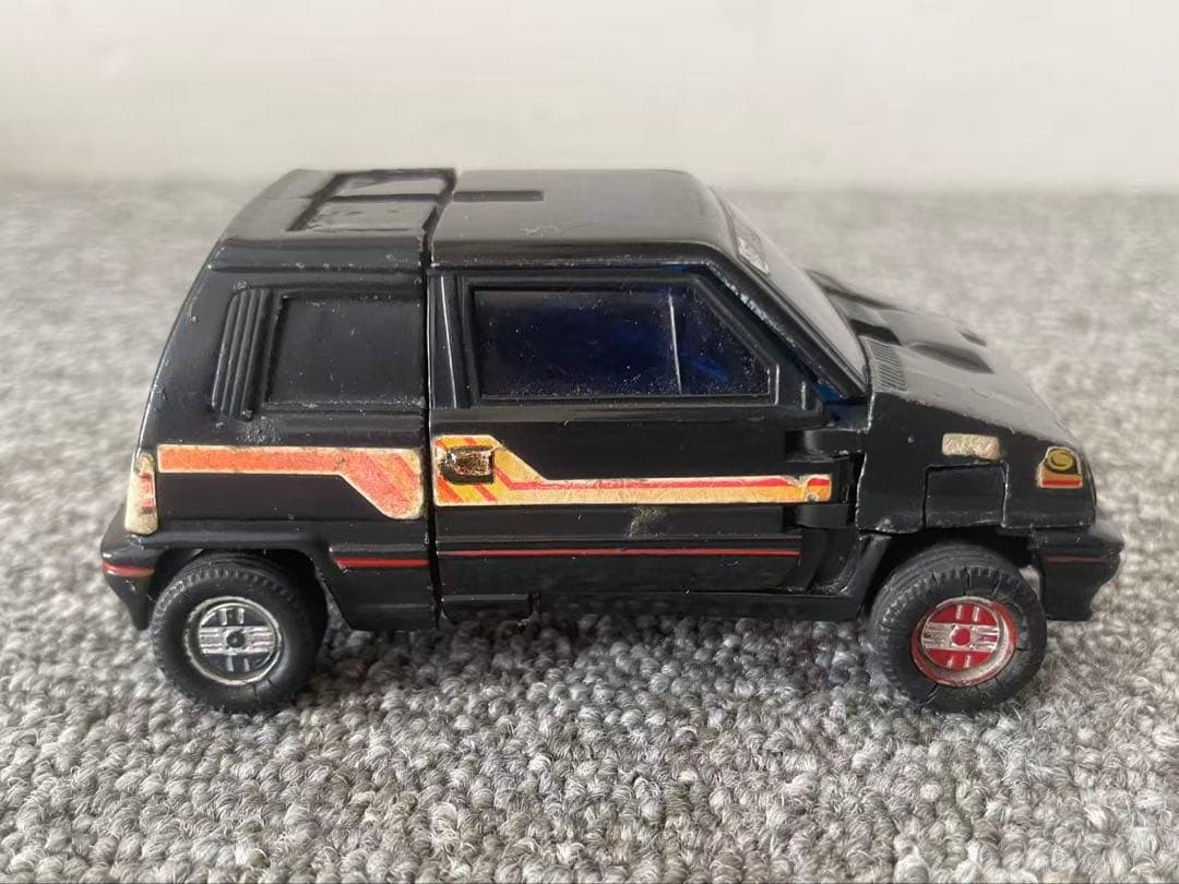 ダイアクロン カーロボット No.9 ホンダ・シティターボ ブラック 当時物