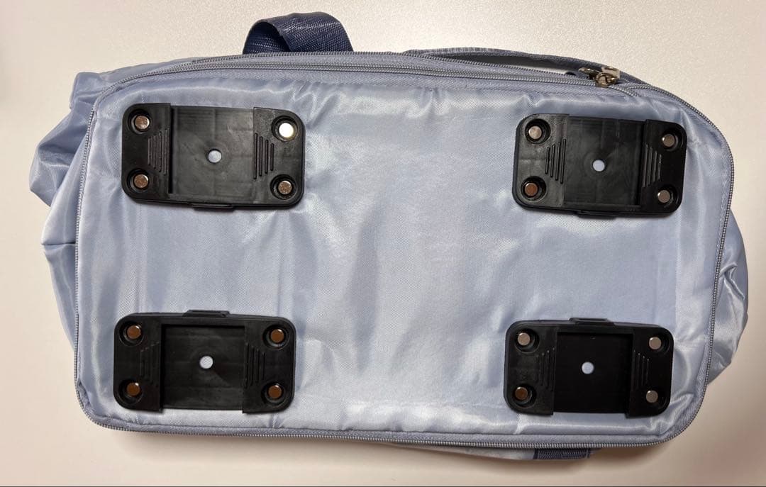 ブルー キャスター付きボストンバッグ 55cm 旅行　　旅行の予備カバン