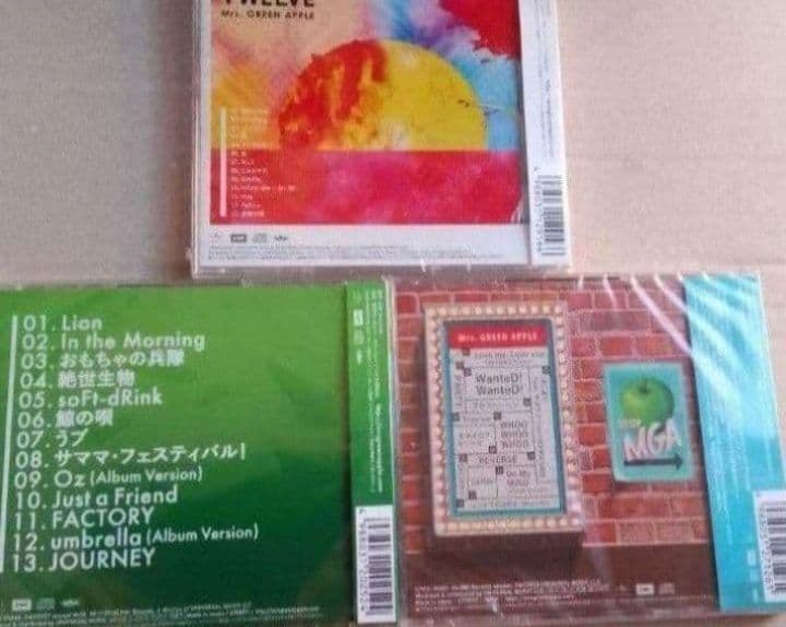 新品未開封 Mrs. GREEN APPLE CD 3枚