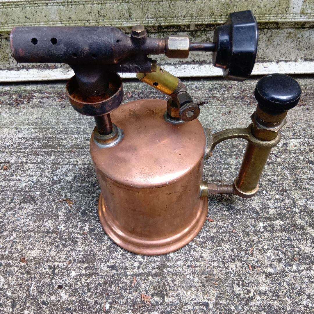 新富士　BLOW TORCH ガソリン　トーチバーナー　銅製