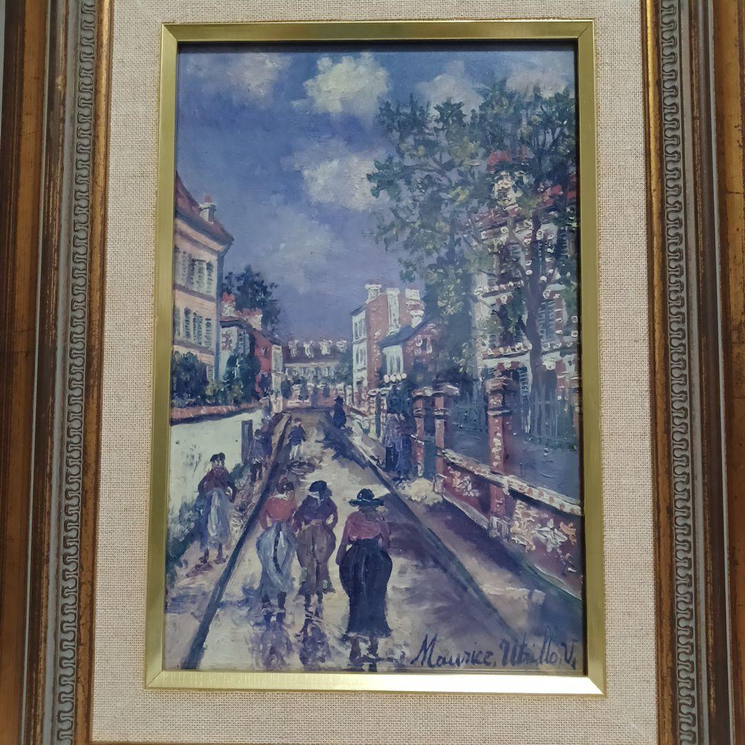 モーリス・ユトリロ 油彩画 1953年制作