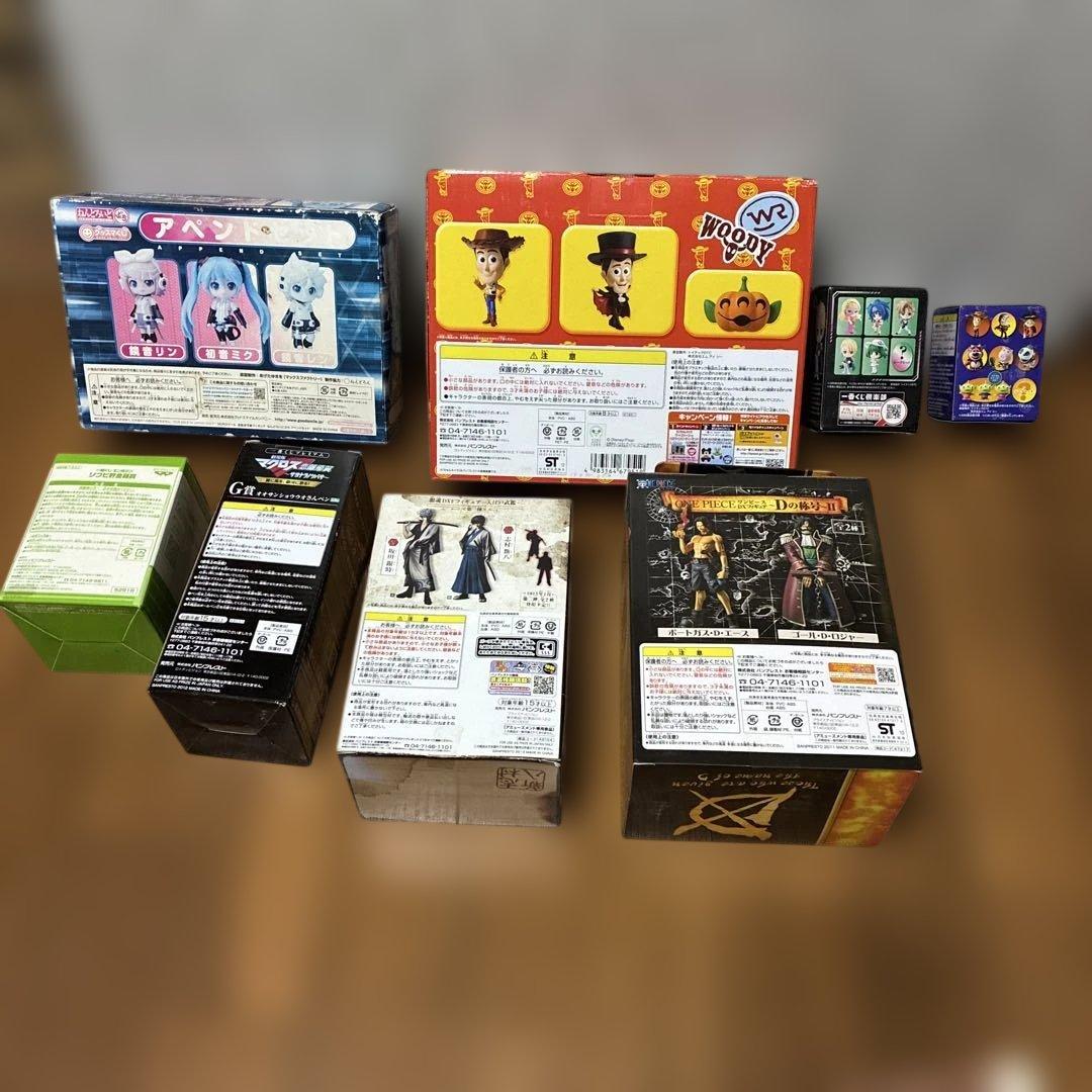 トイストーリー フィギュア セット 初音ミク　志村新八　ワンピース他未開封