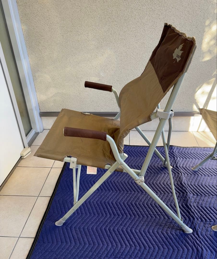 LOGOS ロゴス Life バックホールドチェア(ブラウン)【使用頻度少な目】