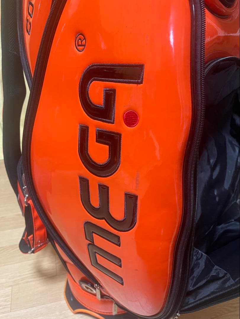 保冷ポケット付き MEGA ゴルフ ツアーモデル キャディバッグ 9型